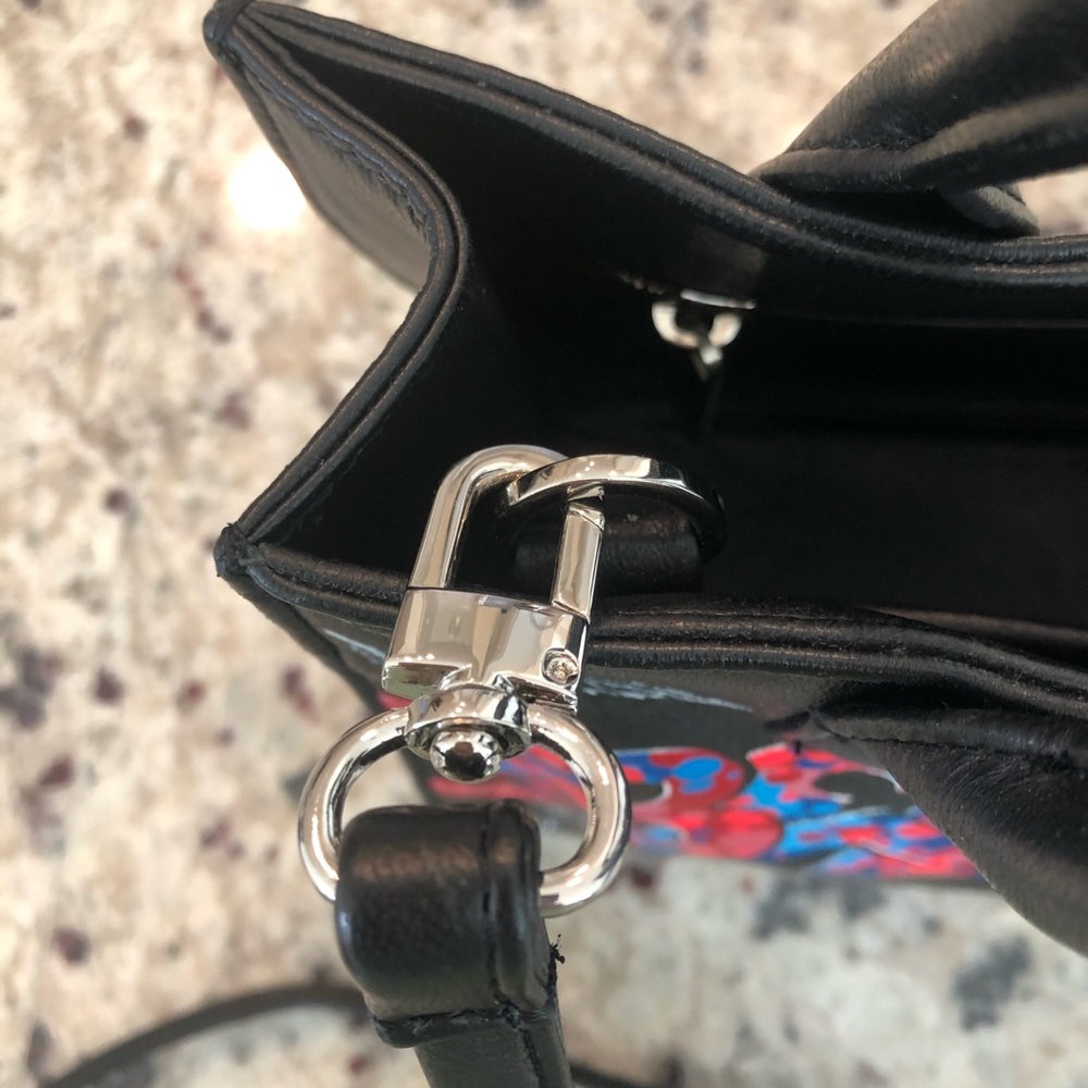 Elisabeth Weinstock Hand Painted Leather Satchel - Picture 13 of 16